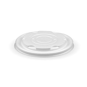 BioPak PLA Lids To Fit 8oz White PLA-Lined Paper BioBowls (Pack of 1,000) - BSCL-8PLA-UK - 1