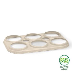 BioPak 6-Pack Plant Fibre Beer Ring Holders (Pack of 500) - B-BRH-6-PF-UK - 1