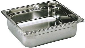 Bourgeat Stainless Steel Gastronorm Container - Without Handles - Gn 2/3 Depth 200cm - 12444-03 - 1