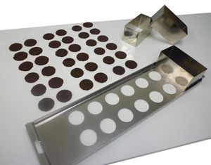 Matfer Kit For 12 Chocolate Tuiles Diameter 50 Mm Thickness 3 Mm - 11449-02 - 3
