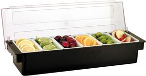 6-compartment Polypropylene Spice Box 50x9.5cm - 12802-01 - 1