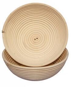 Round Moulded Rattan Banneton Basket 26cm - 12001-04 - 1