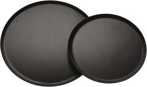 Matfer Mafter Round Blue Steel Baking Trays 22cm - 10708-01 - 1