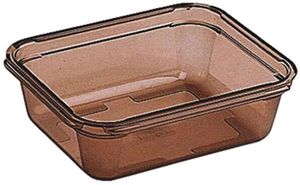 Alto Alto Plus Smoked Copolyester Gastronorm Container - Gn 1/2 Depth 20cm - 10629-07 - 1