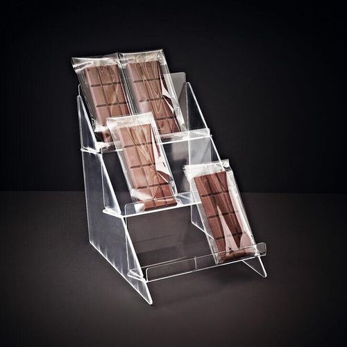 3-tier Display Stand For 36 Chocolate Bars 30x22x29cm - 10746-01 - 2