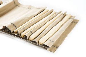 Pack Of 10 Hemmed Fermenting Cloths For Baguette Trays 2.3 Width 70cm - 10805-03 - 1