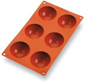 Gastroflex Mould Tray Gn 1/3 325x176 6 Half Spheres 7cm - 10591-02 - 1