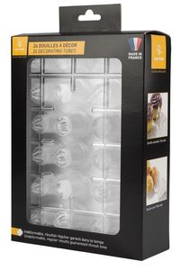 Matfer Box Of 24 Copolyester Chef"s Choice Piping Tips - 11162-02 - 1