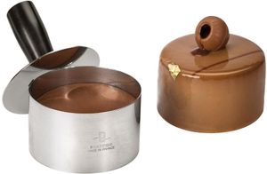 Matfer Stainless Steel Pastry Tamper 8cm - 11157-06 - 1