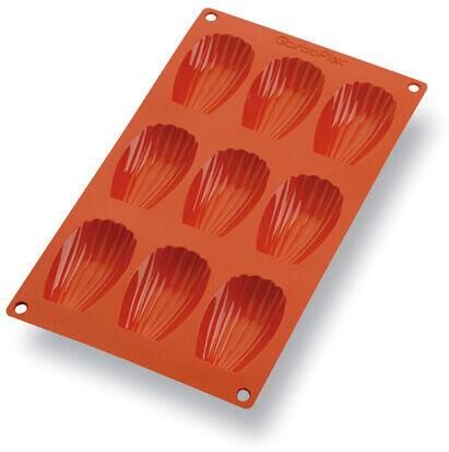 Gastroflex Mould Tray Gn 1/3 325x176 9 Madeleines 6.8x3.8cm - 10587-02 - 1