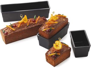 Exoglass Exoglass Rectangular Cake Tins 14x8x8cm - 10904-01 - 1