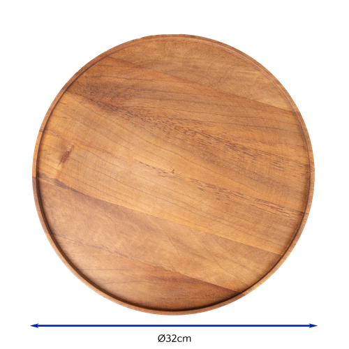 Bonzer Buffet Plinth - Walnut Ø32 x H 2.5 cm - 13102-01 - 2