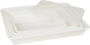 Gilac Lid For Shallow Hdpe Rectangular Container 49x33.5x8cm - 11087-02 - 1