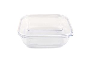 Reusable Clear Copolyester Box 75 Cl 17x17x5cm With Lid - 032781 - 1