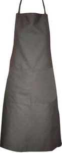 Bib Apron 102x95cm Grey With Pocket - 130152 - 1