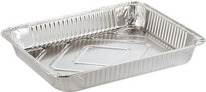 Box Of 50 En Aluminium Round Edge Gastronorm Dishes Gn 1/1 530x325x35 Mm 500 Cl - 361125 - 1