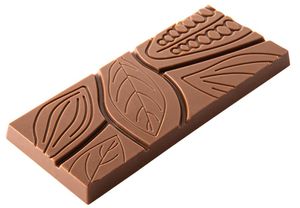 Mould Tray 275x175 For 6 Chocolate Bars 50 G Pod Pattern - 383906 - 1