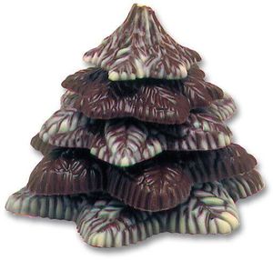Mould Tray 275x135 5 Cavities For 1 Christmas Tree In Relief 88 Mm - 381014 - 1