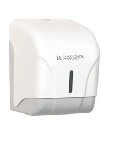 White Abs Universal Dispenser For Rolls Or Packets Of Toilet Paper 135x135x180 Mm - 730020 - 1