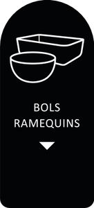 Magnetic Sign - Bowls / Ramekins - 857806 - 1