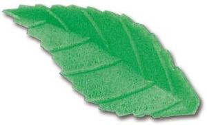 Bag Of 500 Wafer Cake Decorations, Light Green Rose Bush Leaves Ø 38 Mm - 911051 - 1