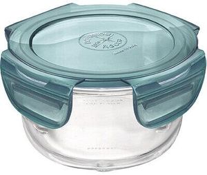Frigoverre Evolution Round Food Container Diameter 14cm, 50 Cl With Grey Lid - 991833 - 1