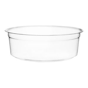 Vegware Round PLA Deli Pots 227ml (500 Pack) - JK366 - 1