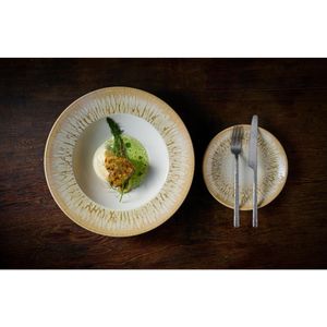 Churchill Inked Lume Coupe Plates Natural 165mm (12 Pack) - JM130 - 3