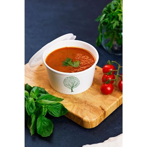 Vegware Soup Containers Green Tree 115-Series 340ml (500 Pack) - JK427 - 4