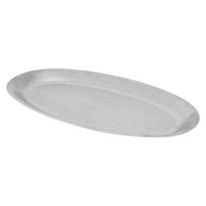 Vintage Steel Oval Shaped Plate 15Cm X 25Cm - YG082-25 - 1