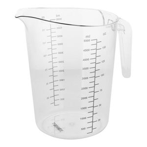 Sunnex Stackable Measuring Jug 5.0Ltr Clear Pc - PCJ50 - 1