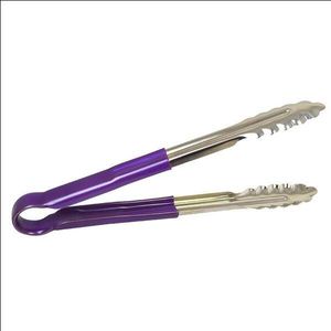 Utility Tong Carded 30Cm / 12In Purple - UT12P - 1