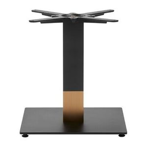 Boston Sleek Small Square Coffee Table Base Black & Gold - JK450 - 1