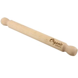 Custom Branded Beech Wood Rolling Pin (46cm) - C6595 - 1