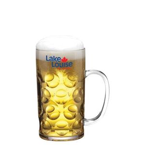Custom Branded Reusable Plastic Stein Beer Mug - 1 Pint / 580ml - C2380 - 1