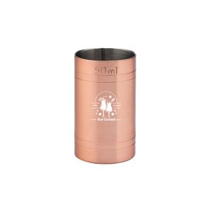 Custom Branded Copper Thimble Measure (50ml) - C6689 - 1
