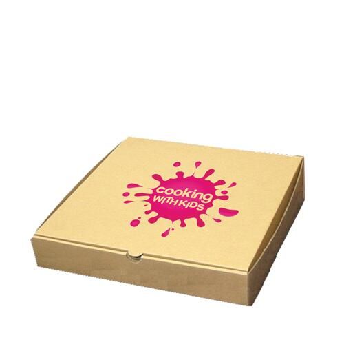 Custom Branded Pizza Box (12Inch)- Brown - C1107 - 1