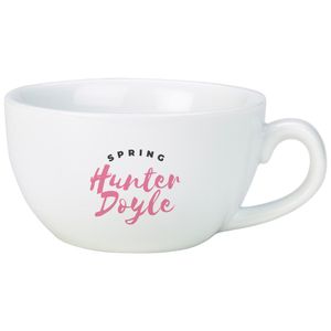 Custom Branded Porcelain Bowl Shaped Cup (250ml) - Fits Saucer C6614 - C6608 - 3