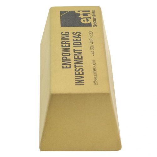 Custom Branded Stress Gold Bar - S0641 - 4