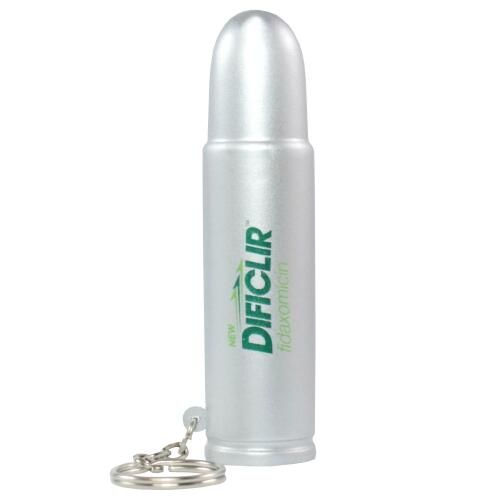 Custom Branded Stress Bullet Keyring - S0797 - 1