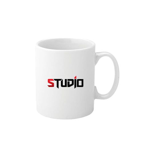 Custom Branded White Straight-Sided Mug 12oz (34cl) - Coloured - C6980 - 2