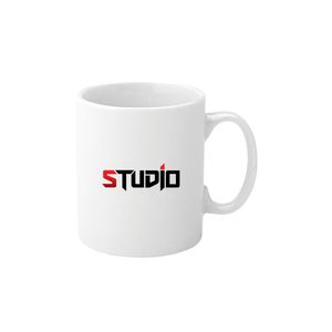 Custom Branded White Straight-Sided Mug 12oz (34cl) - Coloured - C6980 - 3