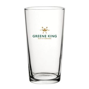 Custom Branded Nucleated Conique Glass - Pint (560ml/20oz) - C6944 - 1