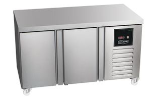 Sterling Pro Green SNI-7-135-20-NS 2 Door Counter Freezer Plain Top, 290 Litres - SNI-7-135-20-NS - 1