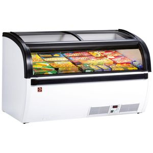 Diamond VISUAL-15-R2 Panoramic Deep Freezer with Sliding Glass Doors - VISUAL-15-R2 - 1