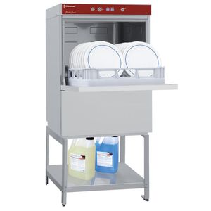 Diamond D86/6_BD/F-S 500mm Basket Frontloading Dishwasher with Open Understorage, 18 Plates - D86-6_BD-F-S - 1