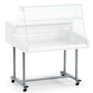 Diamond 100-Z Glass Display Undercarriage on Wheels - 100-Z - 1