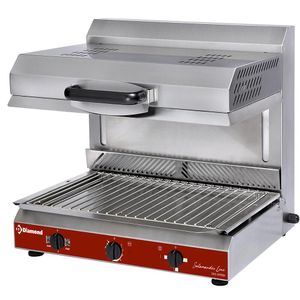 Diamond SA/60VC-SW Glass Ceramic Electric Salamander Grill with Removable Hood, 3kW - SA-60VC-SW - 1
