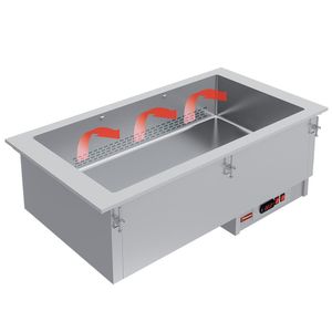 Diamond IN/BX15-PSC Ventilated Element Bain Marie, 4 x 1/1 GN - IN-BX15-PSC - 1