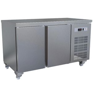Diamond WR-MGN2-V/R2 2 Door Stainless Steel Refrigerated Counter, 260 Litres - WR-MGN2-V-R2 - 1